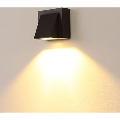 LED Wall Light Outdoor Waterproof Porch Light Modern Indoor Wall Lamps Living Room Patio Corridor Balcony Terrace Wall Sconce