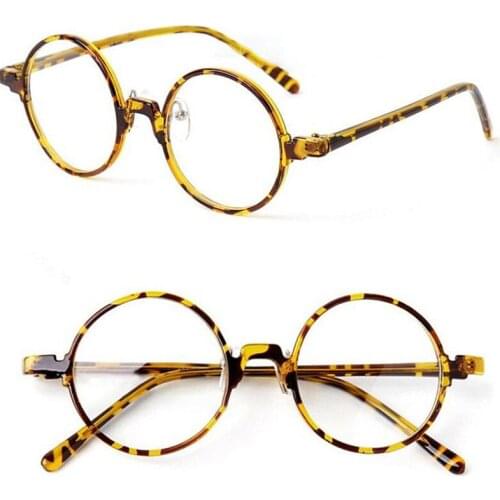 TR90 Retro Transparent Round Glasses Women Men Vintage Optical Glasses Frame Myopia Prescription Eyeglasses Frames Clear Eyewear