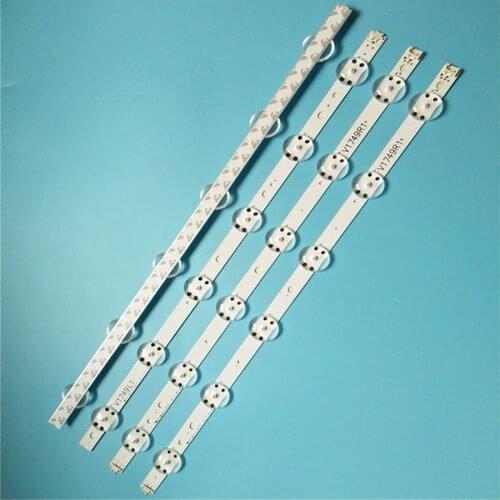 LED TV Illumination Part Replacement For LG 49UJ655V-ZC 49UJ6560-SB 49UJ6560-UF LED Bar Backlight Strip Line Ruler V1749L1 2862A