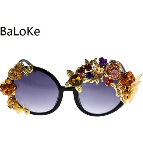 Brand Design Sunglasses Women Baroque Retro Charm Sexy Elegant Ladies Sunglasses Female Eyewear Summer Beach Outdoor Gifts