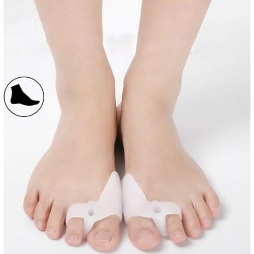 1Pairs Silicone Gel Foot Toe Separator Bunion Adjuster Thumb Valgus Protector Foot Care