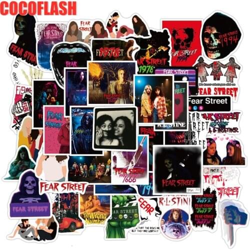 10/50 Pcs/lot Fear Street American TV Classic Horror Movies Cartoon Graffiti Stickers For Case Skateboard Luggage Helmet Laptop