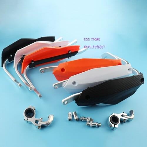 High quality 3 colors available orange black white motorbike hand guard motorbike parts moto protection for honda suzuki yamaha