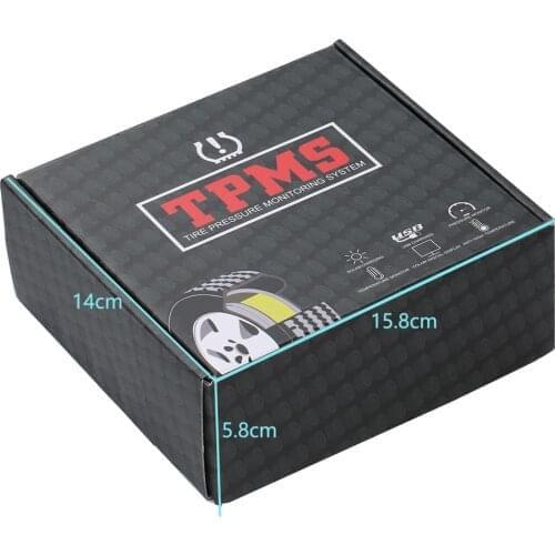 Ai CAR FUN Android TPMS For Car Radio DVD Player Tire Pressure Monitoring System Spare Tyre Internal External Sensor USB TMPS