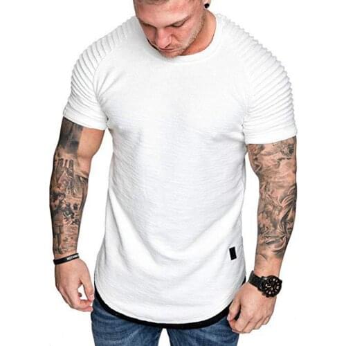 Quick Dry Mens Running T-Shirts Men Shirts Short Sleeve Breathable Polyester Fit Tops for Daily Life Sportswear