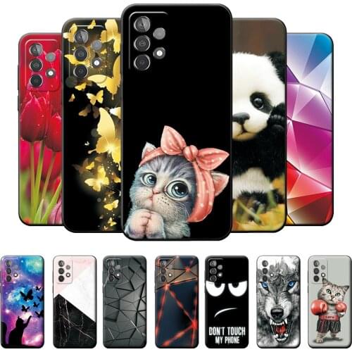 Case For Samsung Galaxy A32 Case For Samsung A32 A 32 5G 6.5 inch Silicone Back Cover For Samsung A32 5G Cute Cat Case Bumper