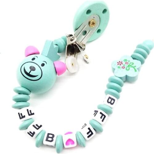 Baby Pacifier Clip Cadena Chupete Attache Sucette Diy Color full Charm For Baby Teething Soother Chew Toy chupete personalizado