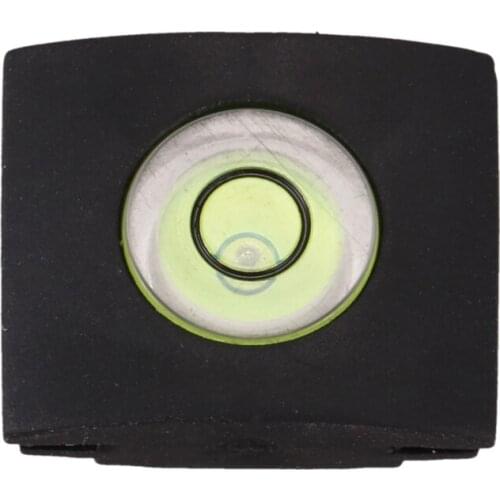 Camera Flashlight Hot Shoe Spirit Level Cover, Black
