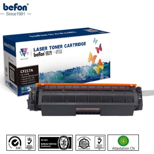 Befon CF217A CF217 217 217A 17A Toner Cartridge Compatible for HP LaserJet Pro M102a M102W 102 MFP M130a M130fn 130fn M102 M130