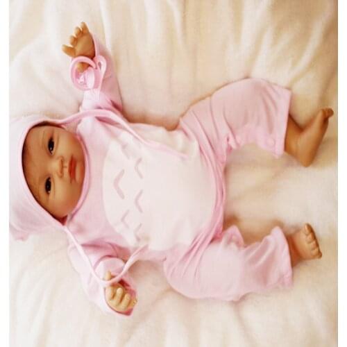 OtardDolls Cute BeBe Reborn Doll cloth Body 55cm Silicone Reborn Baby Dolls Lifelike 22'' New born Baby Gift Juguetes Babies Toy