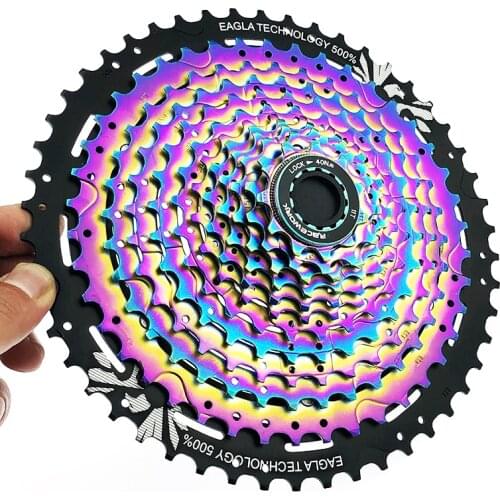 MTB Rainbow Cassette Freewheel 12 Speed 11-50T High-carbon steel Flywheel 11-13-15-17-19-21-24-28-32-36-42-50T for SRAM Shimano