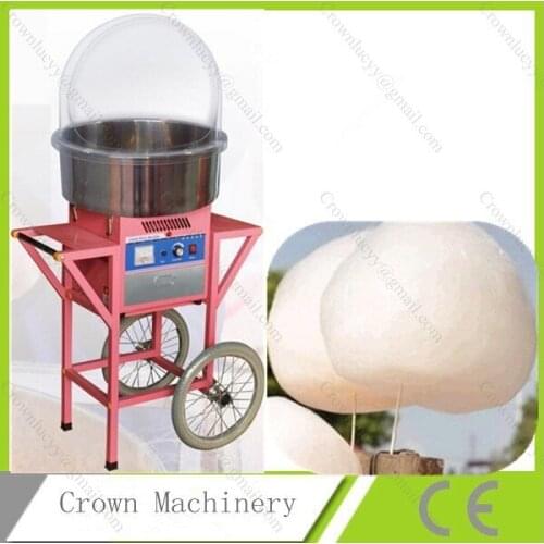 Cotton candy floss machine commercial With Cart &Cover