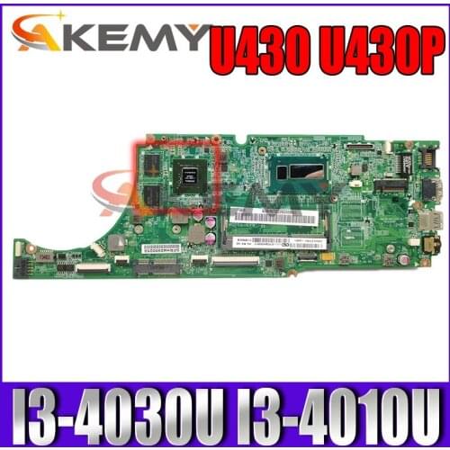 For Lenovo IdeaPad U430 U430P laptop motherboard separate graphics card I3-4030U I3-4010U 2G.FRU 90003344 5B20G16354