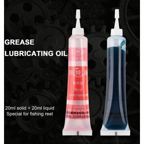 2021 New Fishing Reels Grease + Lubricant Oil Bearing Lubricant Baitcasting Spinning Fishing Reel Maintenance Oil Tackle Tool