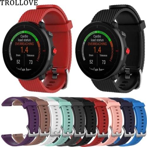 NEW Silicone Wristband Strap for Polar Vantage M Smart Watch Replacement Watchband Bracelet Watch Wrist Strap Soft Band Bracelet