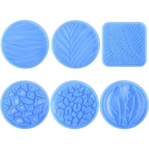 DIY Coaster Epoxy Resin Mold Cup Mat Casting Silicone Mould Crafts Home Decoration Making Tools