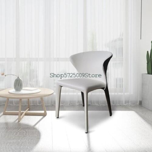 Nordic light luxury dining table and chair home makeup chair net red ins chair backrest desk chair modern minimalist lounge chai