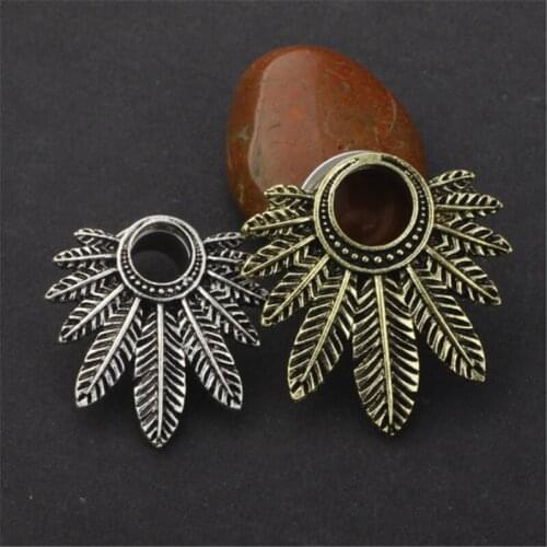 Stainless Steel Sector Ear Plugs Tunnels Flesh Expansions piercing oreja Ear Tunnel Gauges Women Body Jewelry Accessories