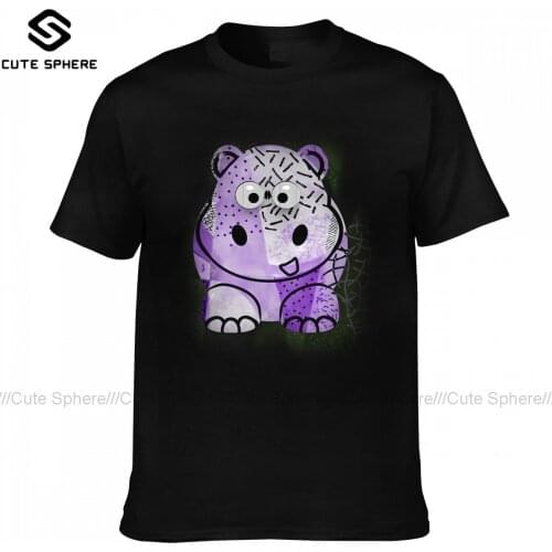 Hippo Tshirt Fun 100 Percent Cotton Short Sleeve T Shirt Print Streetwear Tee Shirt Men 4xl
