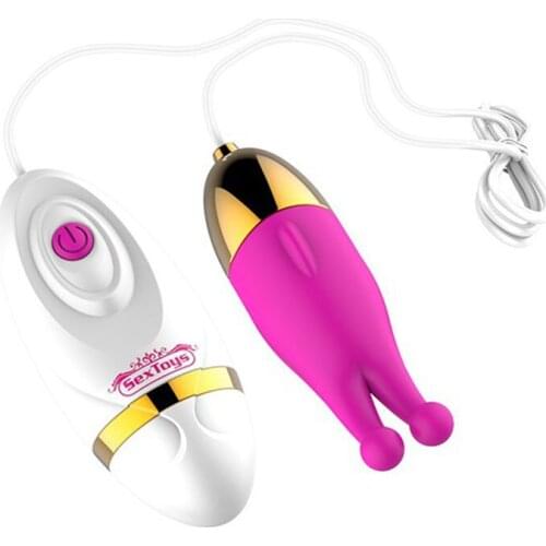 12 Speed Vibrators Breast Nipple Clamp G Spot Dildo USB Charge Vagina Clitoris Stimulator Massager Jumping Egg Sex Toy for Women