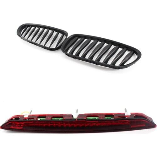 3rd Brake Stop Light w/ Matte Black Style Front Grill for BMW Z4 E85 2003-2008