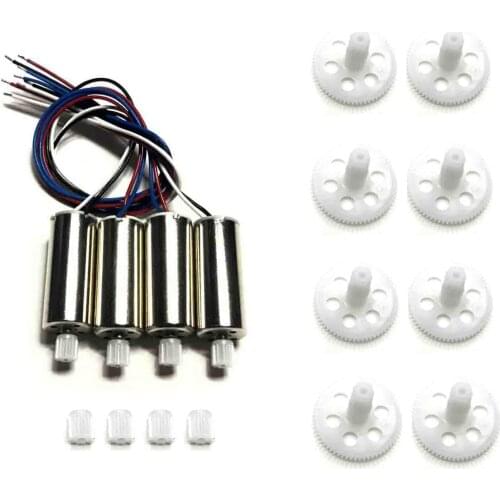 4DRC F6 RC Drone 4D-F6 WIFI FPV Quadcopter Spare Parts Accessory Engines CW CCW motor gears set