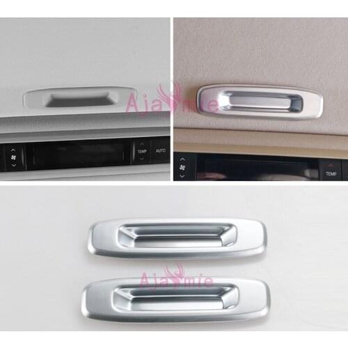Car Styling Chrome Roof Skylight Handle Cover Trim Sunroof Sticker 2015 2016 2017 2018 For Toyota Alphard Vellfire Accessories