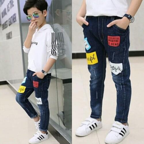 Boys trousers A pair of jeans Casual pants Children clothes