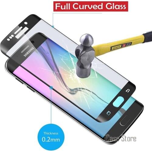 Cristal Vidrio Templado For Samsung Galaxy S7 / S7 Edge S7edge Tempered Glass Screen Protector Curved Coverage Full Cover Ecran