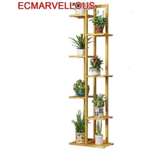 Rak Bunga Escalera Decorativa Madera Indoor Pot Estanteria Jardin Stojak Na Kwiaty Flower Shelf Rack Dekoration Plant Stand