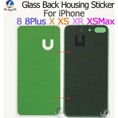 1~5pcs Sticker Glue Double Side For iPhone 8 Plus X XS XR XSM Max XSMax 8G Back Cover Housing Lid Battery Door Bezel Adhesive