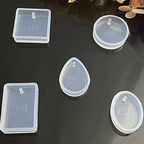 Cake Molds DIY 1Set Pendant Silicone Mold Resin Silicone Mould Handmade Tool Epoxy Resin Molds Homemade Bakeware Dessert 19AUG22