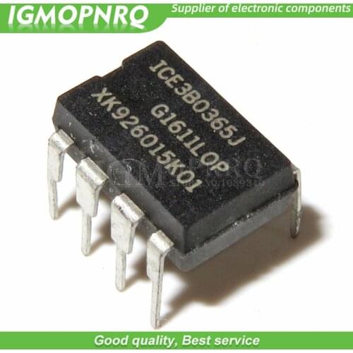 10PCS ICE3B0365J 3B0365 ICE3B0365 DIP8 liquid crystal chip new original
