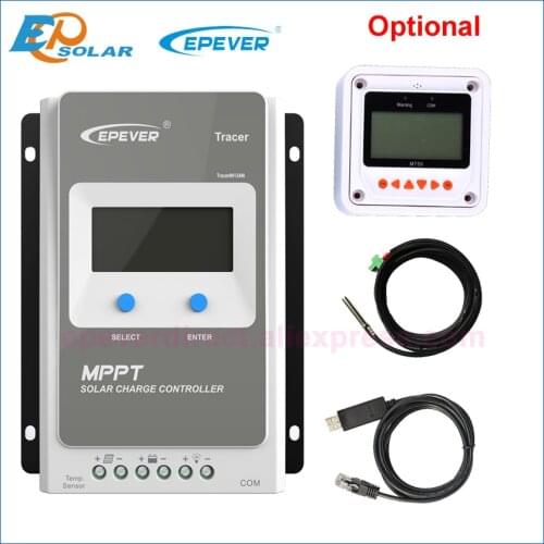 EPEVER 30A 40A 20A 10A MPPT Solar Charge Controller Tracer3210AN 12V24V Auto Work 100VDC input Tracer3210AN 2210NA 1210AN 4210AN