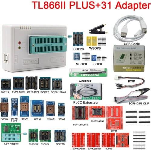 Newest XGecu 100% Original TL866ii Plus EEPROM Programmer PIC AVR 24 93 25 MCU Bios EPROM