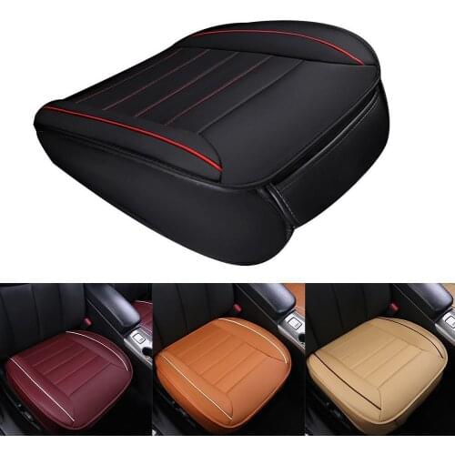 New Car Seat Cover PU Leather Breathable Pad Mat For Car Chair Cushion Car Accessories Car Seat Cover Auto Pad Mat Dropshipping