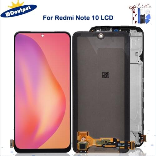 Original AMOLED 6.43"Inches For Xiaomi Redmi Note 10 Note10S LCD With Touch Screen Digitizer For M2101K7AI M2101K7AG LCD Display