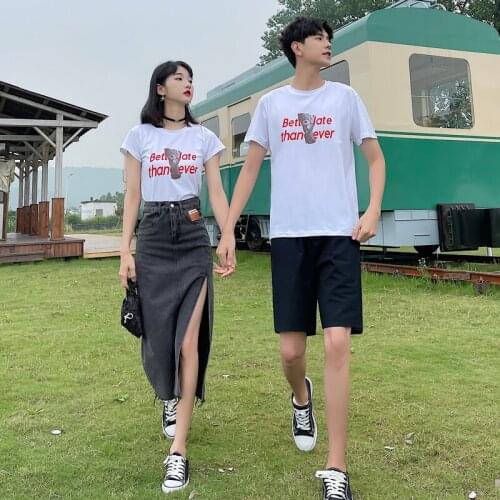 Couples dress summer 2021 new dress suit a skirt a dress couples clothes couples clothing