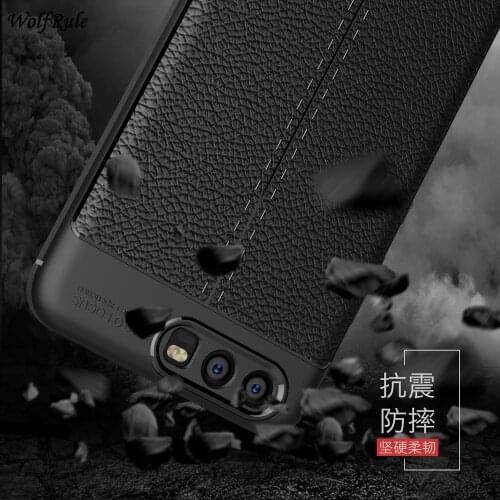 WolfRule Huawei P10 Plus Case Huawei P10+ Cover 5.5" Shockproof Luxury Leather Soft TPU Phone Case For Huawei P10 Plus Fundas