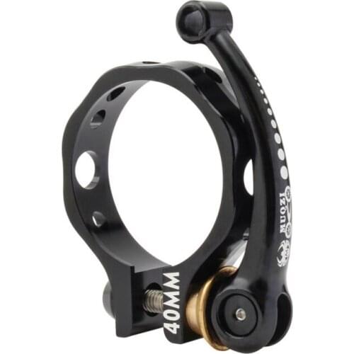 50pcs37mm Bicycle Seat Post Clamp Aluminum Alloy Quick Release Mountain Bike Lock Seat Post Clamp Accessories