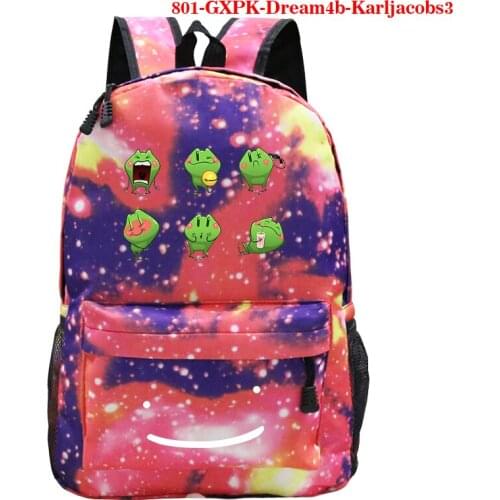 Dream Merch Women Rucksack Student Bookbag Girls Boys School Bags Dream Team Game Backpack for Teenage Book Bags Back To School