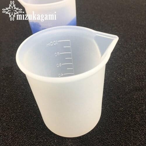 1pcs UV Resin Measuring Cup Silicone Resin Glue Tools 100 ml Measuring Glass Crystal Scale Jewelry Tools Resin Molds For jewelry