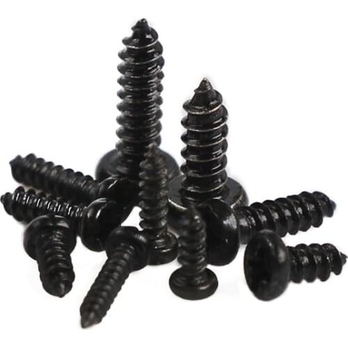 1000Pcs Assortment M1 M2 M1.4 M1.7 PA Phillips Head Micro Screws Round Head Self-tapping Electronic Small Wood Screws Set