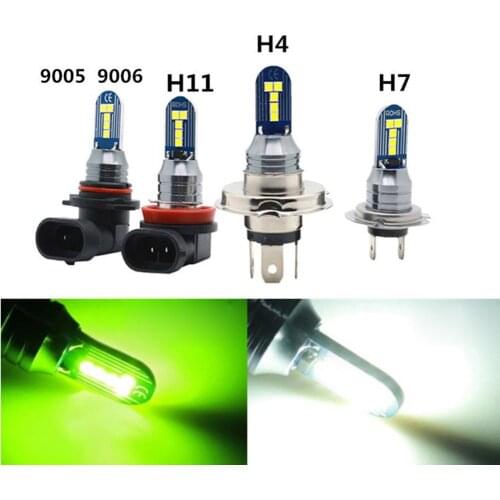 2Pcs Car LED Bulbs Kit Bright Auto Fog Light Motorcycle Lamp H4 H7 H11 9005/9006