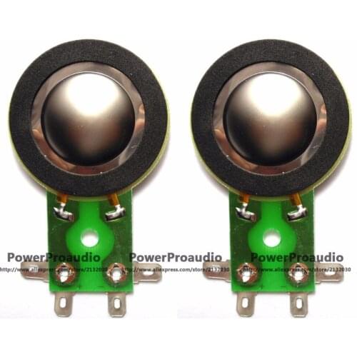 2pcs Diaphragm Horn Tweeter for TAPCO, MACKIE THUMP 6912, 6925 , 8 ohm - Titanium