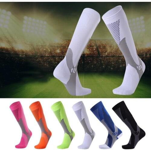 3 Pairs Leg Support Stretch Compression Socks Men Women Running Athletic Travel Football Breathable Adult Sports Cycling Socks
