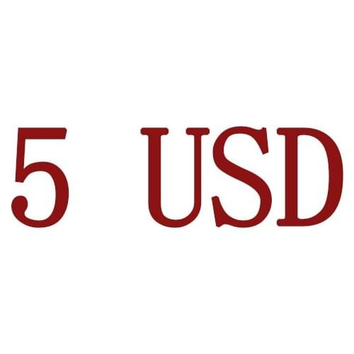 5USD checkout link/ price different for shipping fee or product