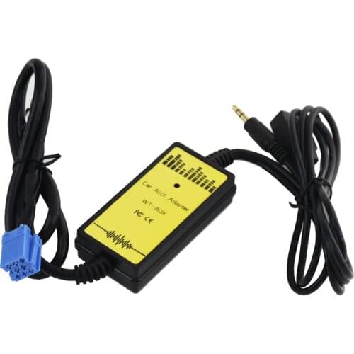 Car CD Adapter MP3 Audio Interface AUX USB SD Mini 8P CD Changer for VW transporter t5 Sharan for Skoda Fabia Octavia