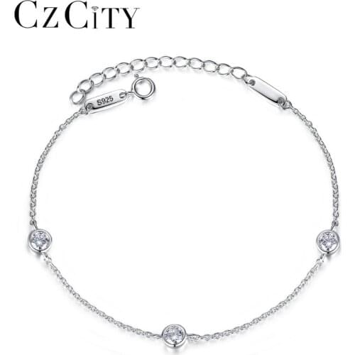 Серебряные браслеты CZCITY China At AliExpress