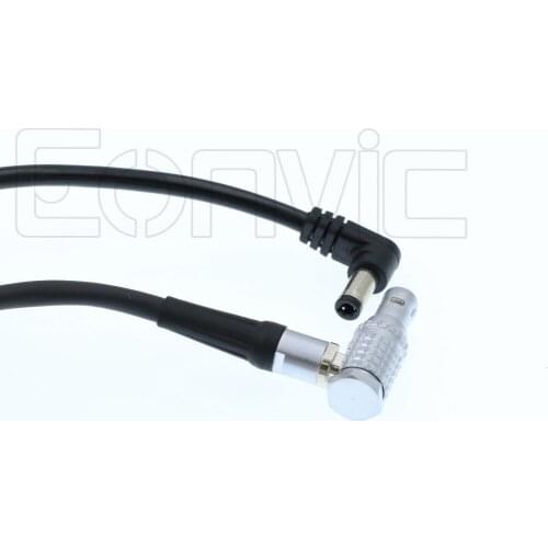 Eonvic Right Angle 2 Pin Male to DC Jack 2.5mm Teradek Bolt Power Cable